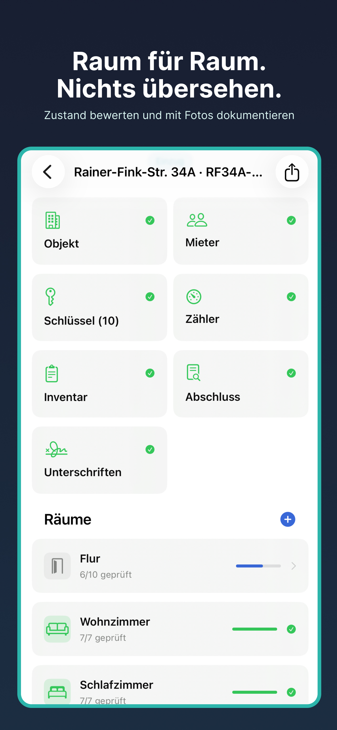 Raumbegehung